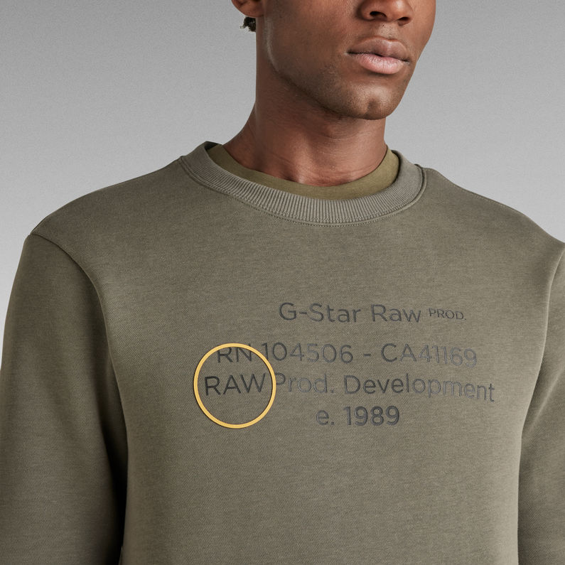 G-Star RAW® Graphic Pocket Sweater Grey