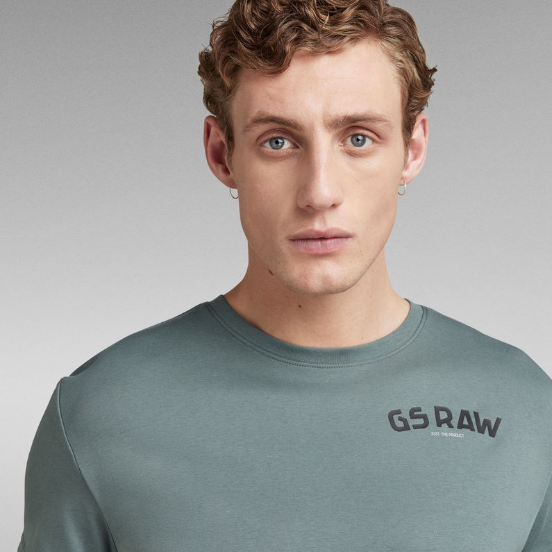 G-STAR® Graphic Ribbed T-Shirt Green
