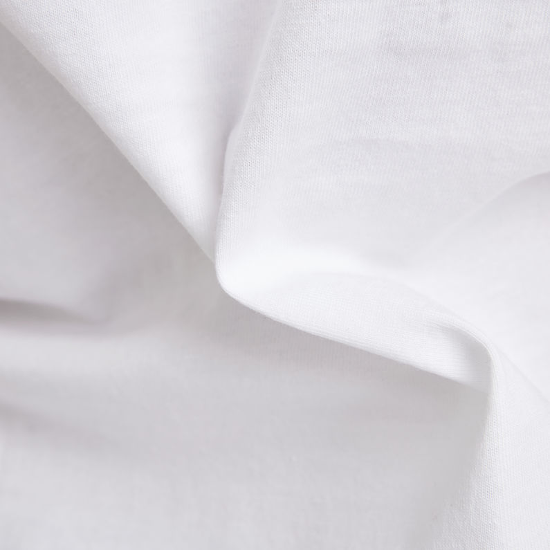 G-STAR® Graphic Raw Cropped Slim T-Shirt White