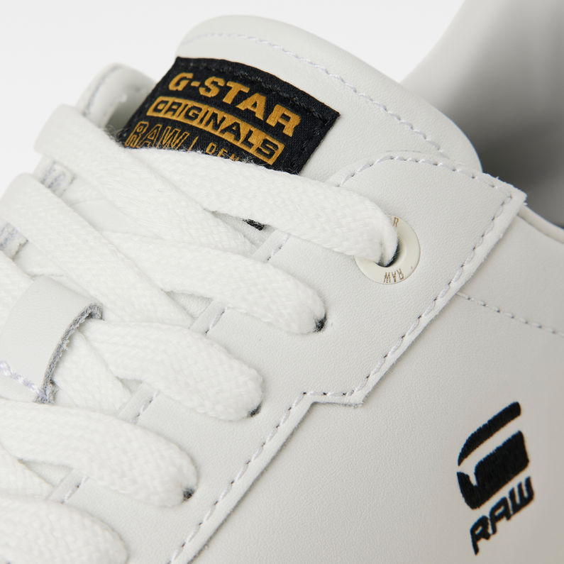 G-Star RAW® Cadet Leather Sneakers Wit detail