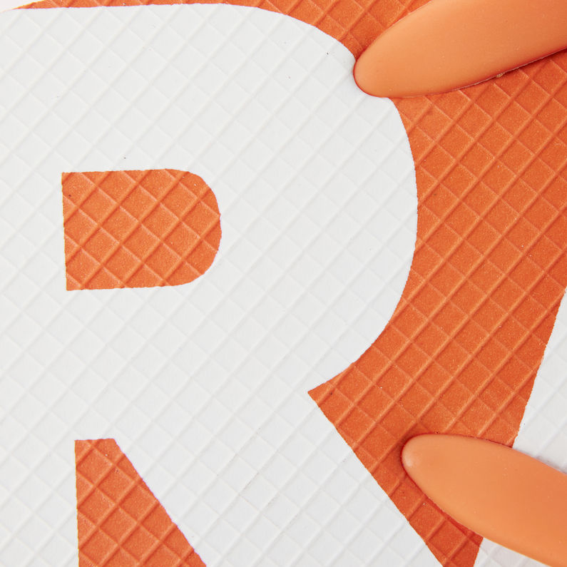 G-Star RAW® Chanclas Dend II Print Logo Naranja