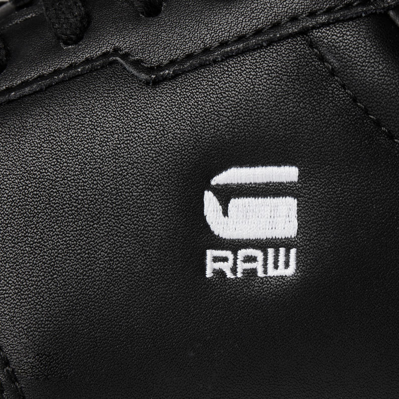G-Star RAW® Cadet Leather Sneakers Black fabric shot