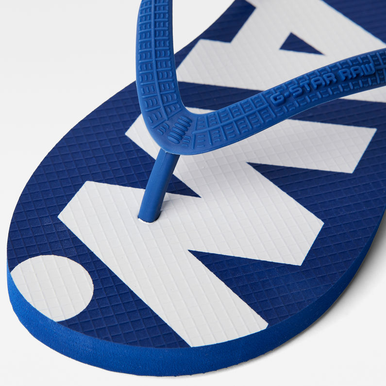 G-Star RAW® Dend II Print Logo Flip Flops Dark blue