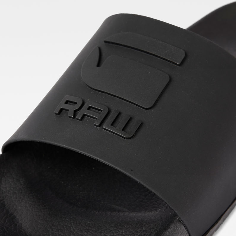 G-STAR® Cart III Tonal Pantoletten Schwarz detail