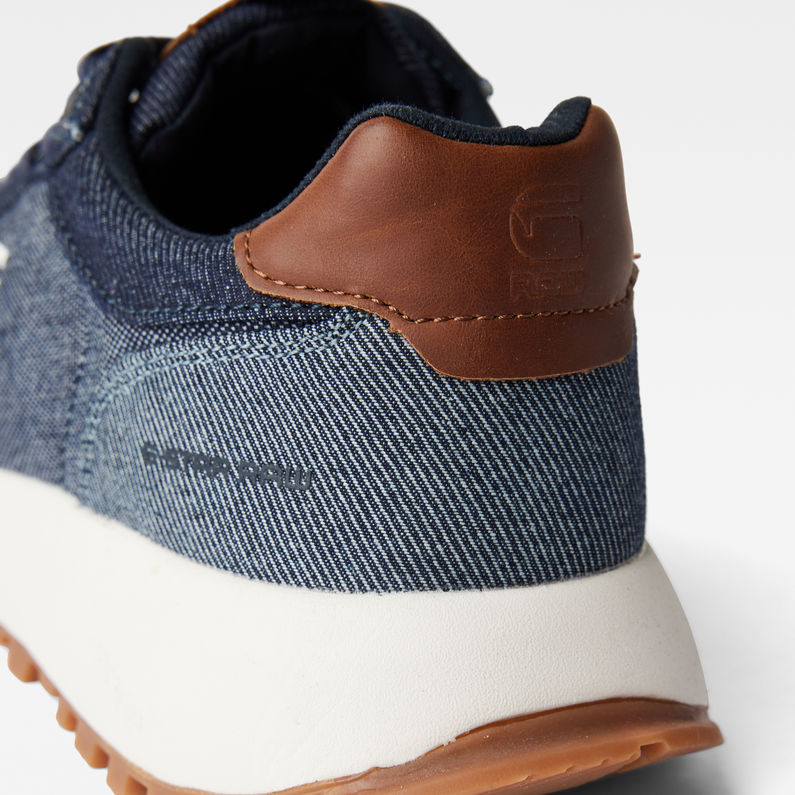 G-STAR® Theq Run Denim Sneakers Dark blue detail