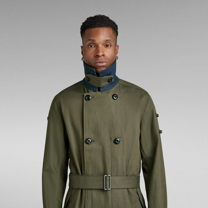 g-star-raw-double-breasted-loop-trench-green