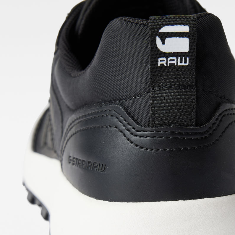 G-Star RAW® Theq Run Logo Match Sneakers Schwarz detail