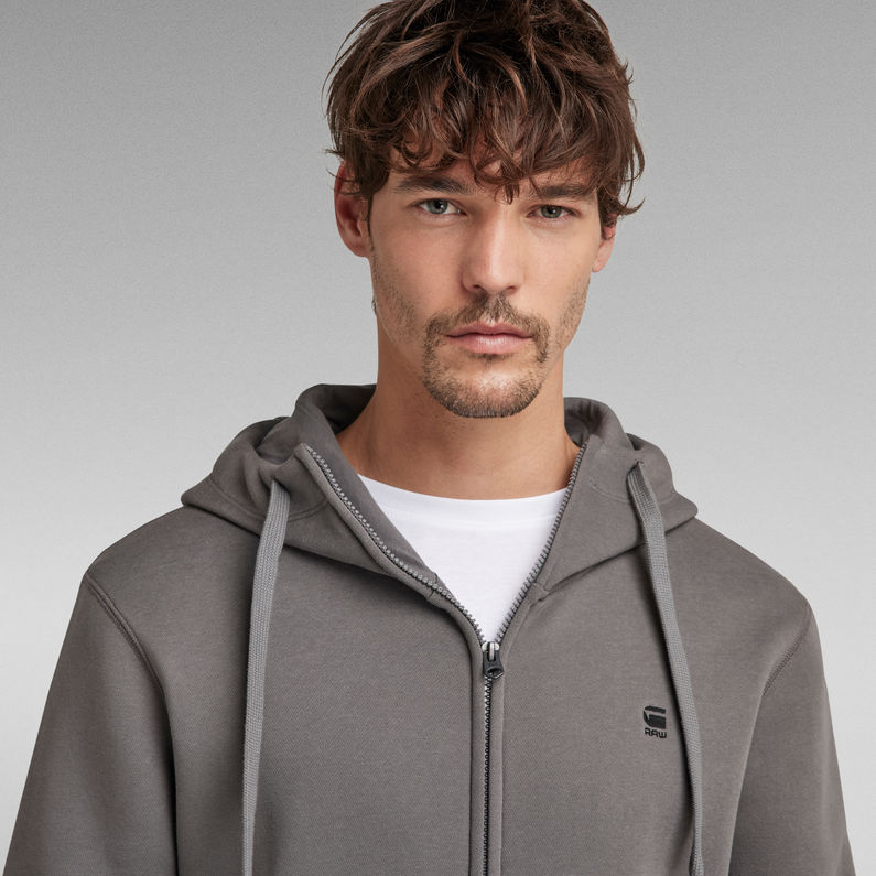 G-Star RAW® Premium Core Hooded Zip Sweater グレー