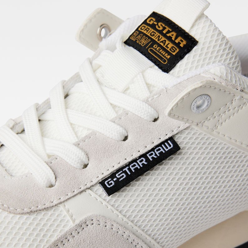 G-STAR® Calow III Mesh Sneakers White fabric shot