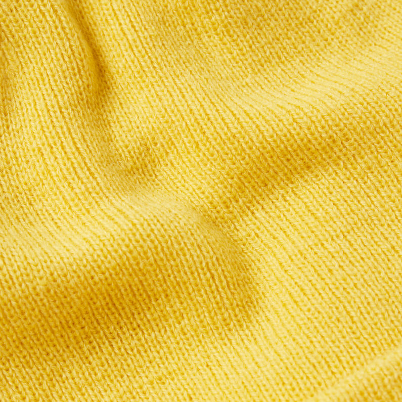 G-Star RAW® Effo Long Beanie Yellow fabric shot
