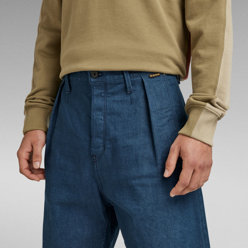 G-STAR® Pleated Relaxed Chino Shorts Dark blue