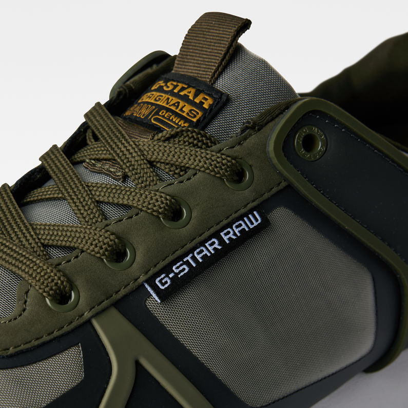G-STAR® Baskets Calow III Tec Vert fabric shot