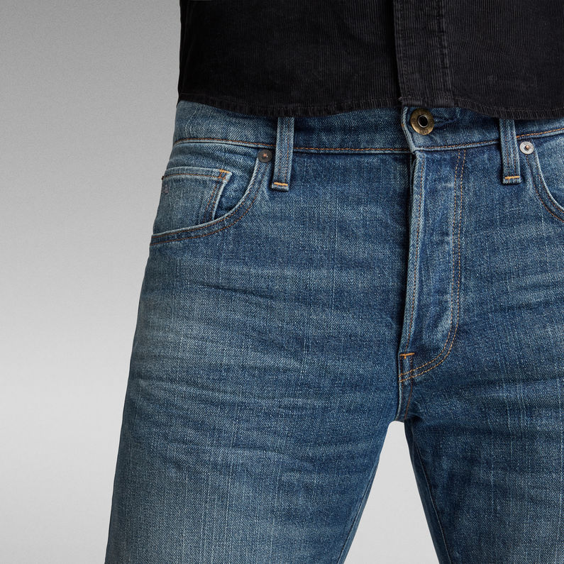 G-STAR® 3301 Regular Straight Jeans Midden blauw