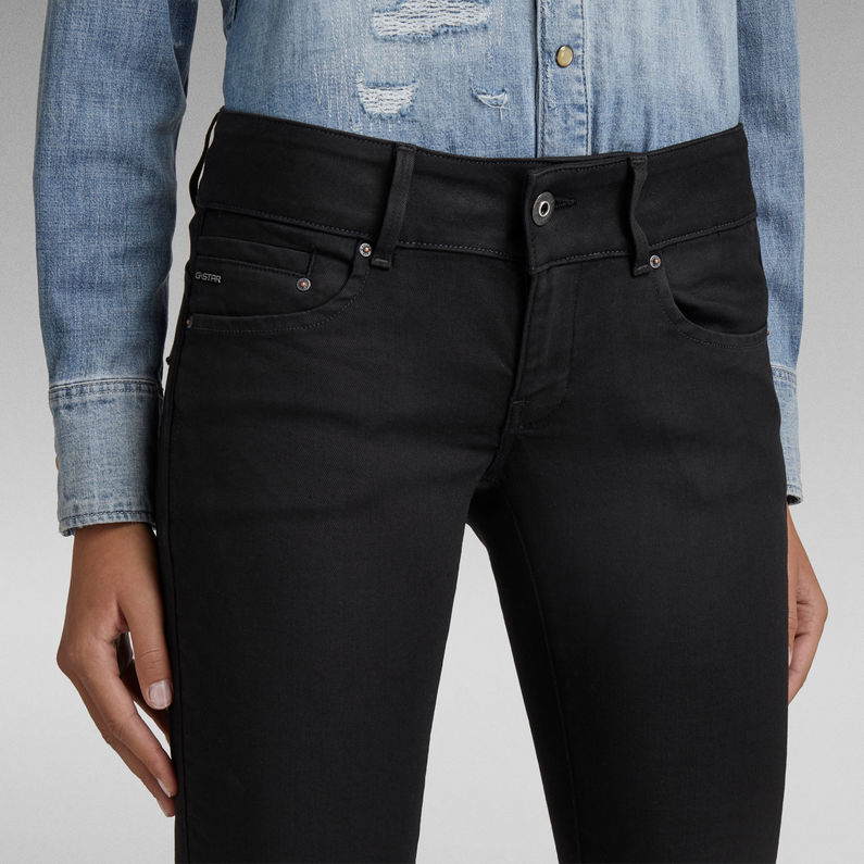 G-STAR® Midge Cody Mid Waist Skinny Jeans Zwart