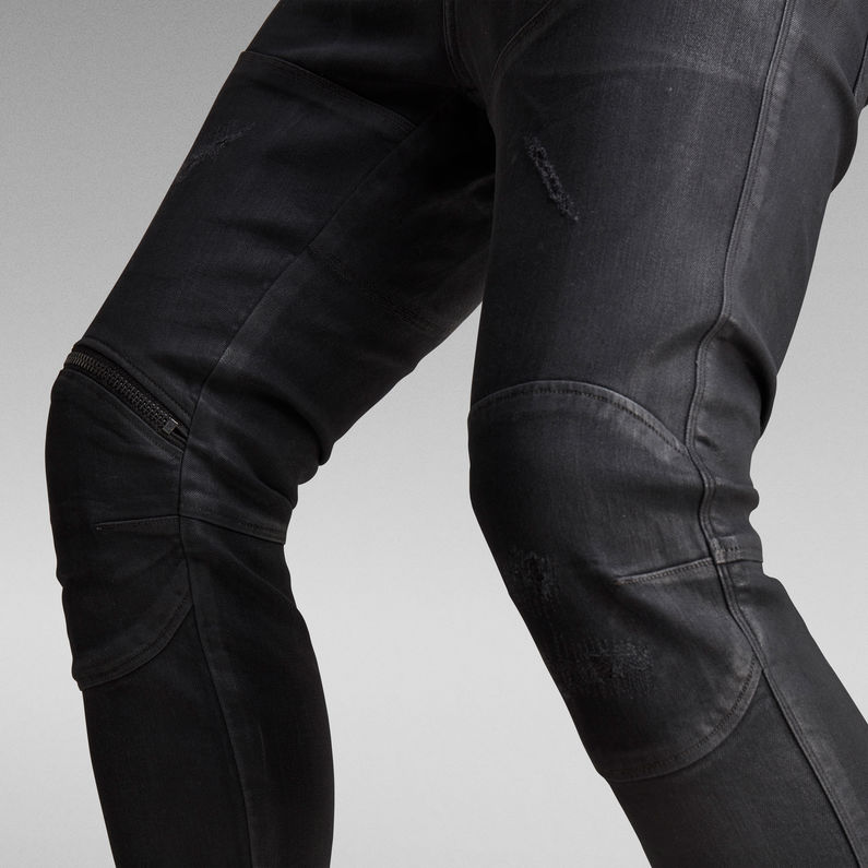 G-Star RAW® 5620 3D Zip Knee Skinny Jeans Grau