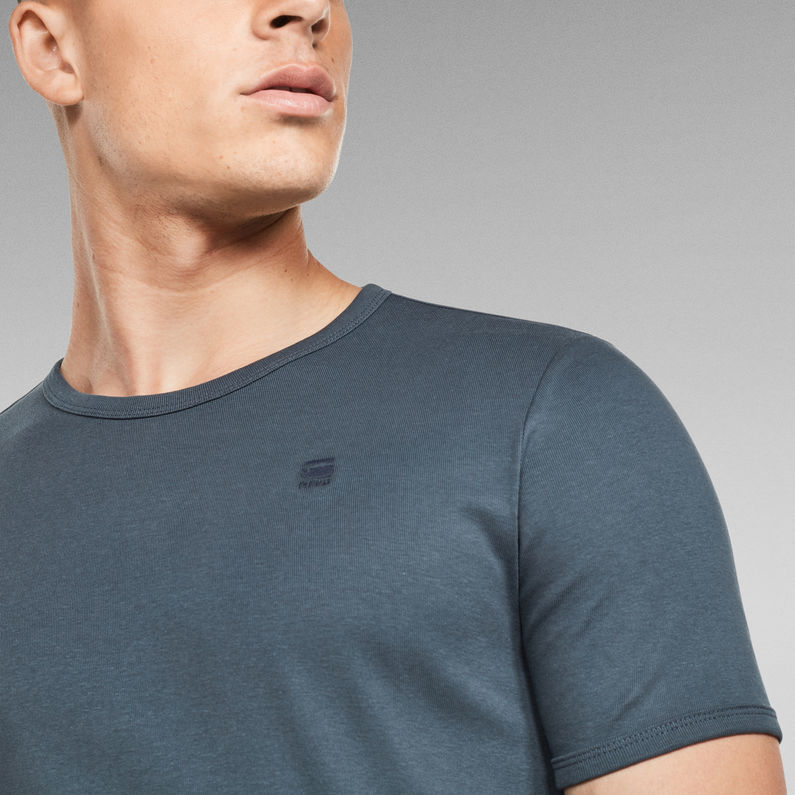 G-STAR® Base T-Shirt 2-pack Midden blauw