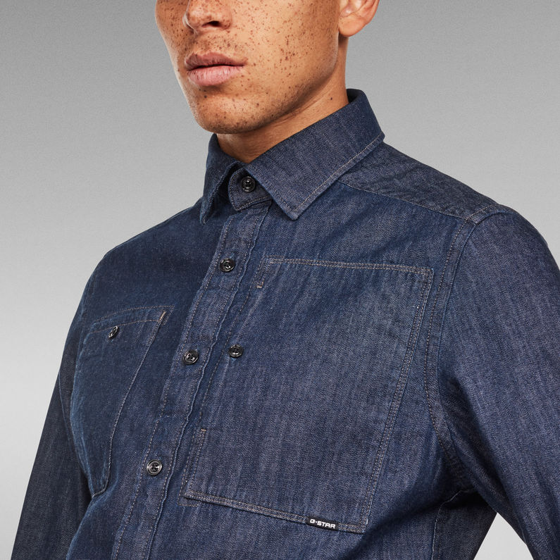 G-STAR® Utility Hyrid-Archive Slim Shirt Dark blue