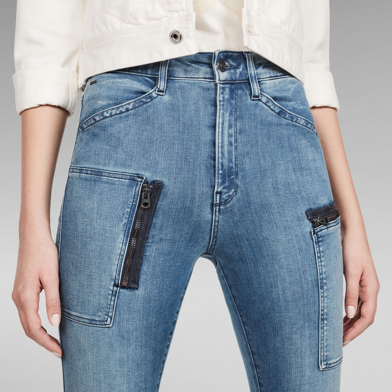 G-STAR® G-Star Shape Powel Skinny Jeans Midden blauw