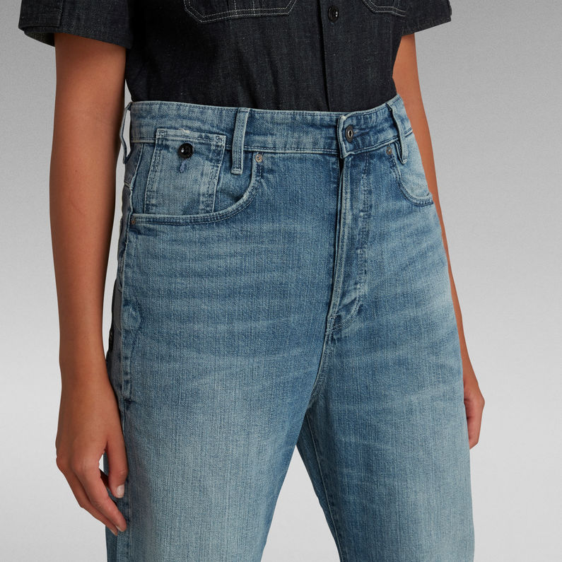 G-STAR® C-Staq Boyfriend Cropped Jeans Midden blauw