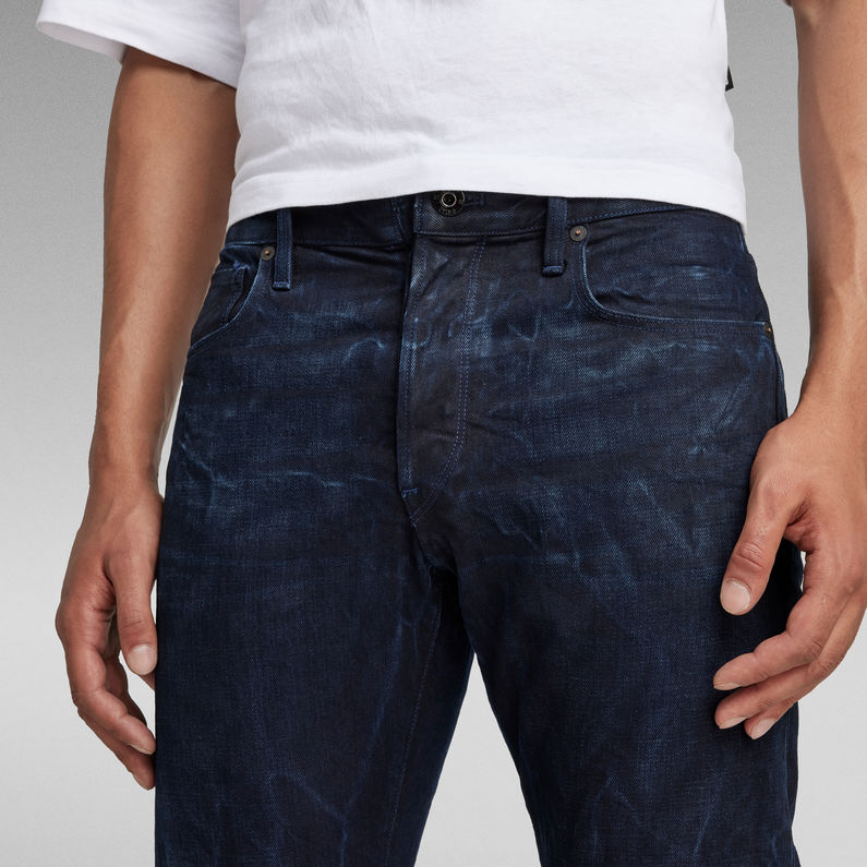 G-Star RAW® 3301 Slim Selvedge jeans Donkerblauw