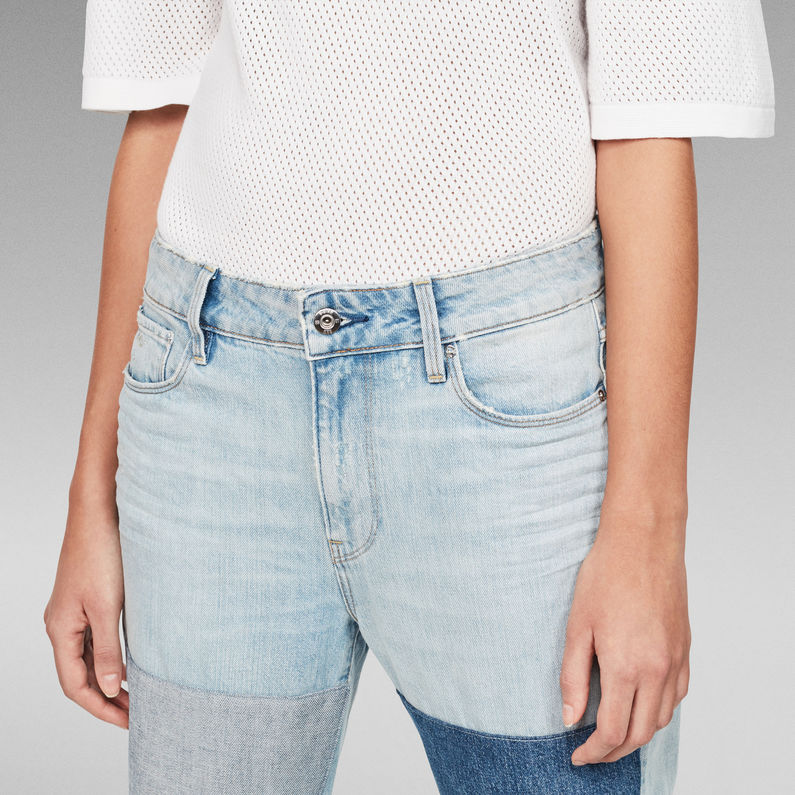 G-STAR® 3301 Mid waist Boyfriend Ripped 7/8-Length Jeans Mittelblau