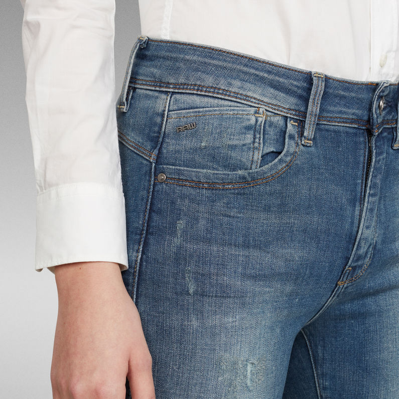 G-STAR® Lhana High Super Skinny Jeans Mittelblau