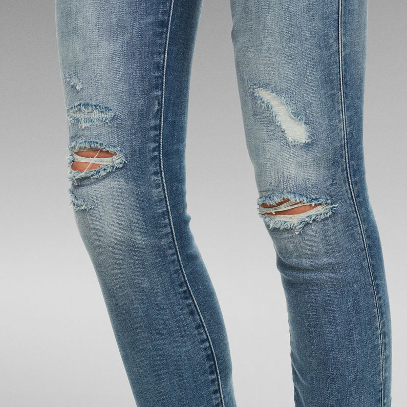 G-Star RAW® Jeans Kafey Ultra High Skinny Ripped Edge Ankle Azul intermedio