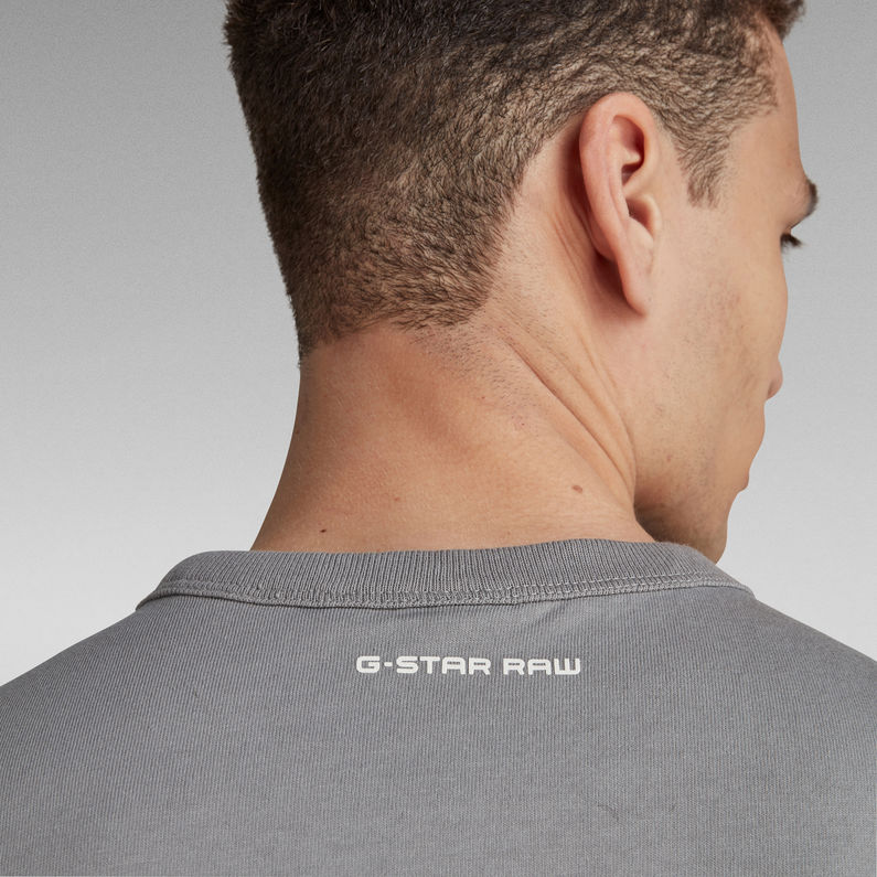 G-Star RAW® Badge Logo T-Shirt Grey