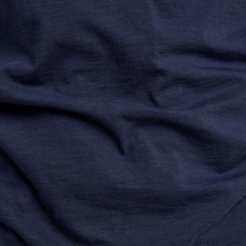 G-Star RAW® T-shirt Contrast Mercerized Pocket Bleu foncé
