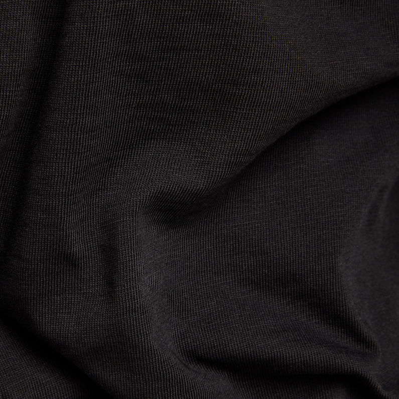 G-STAR® T-shirt Baseball Jersey Zip Pocket Noir