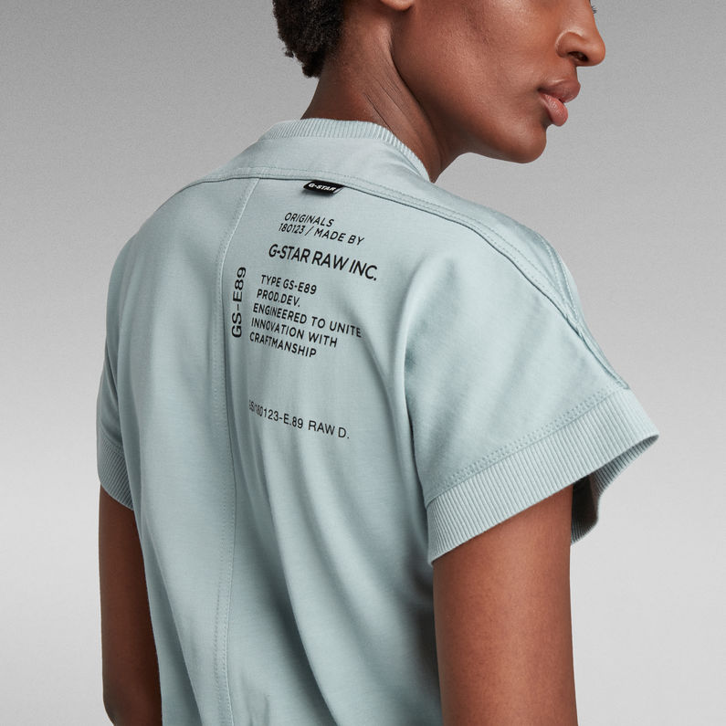 G-STAR® Mono Button Text Azul claro