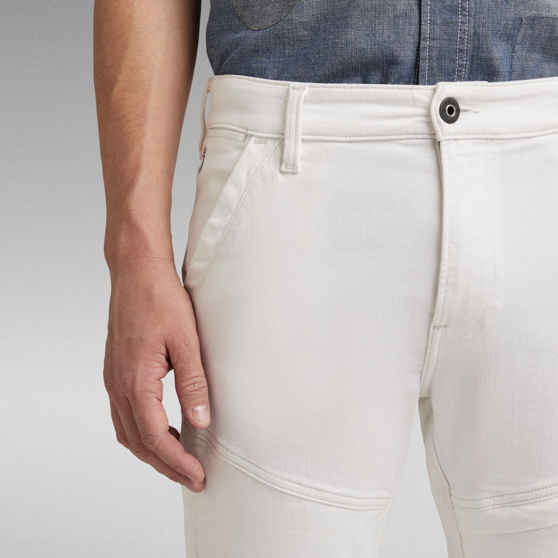 Rackam 3D Skinny Jeans | White | G-Star RAW® US