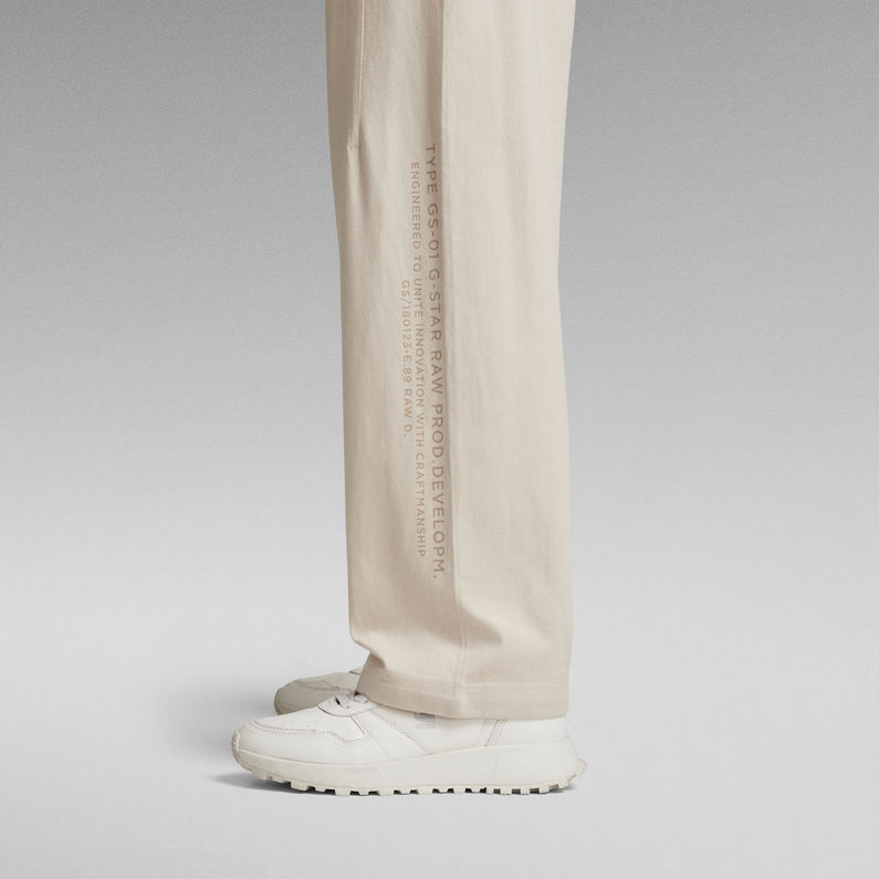 G-Star RAW® Pantalon de survêtement Wide Leg Blanc