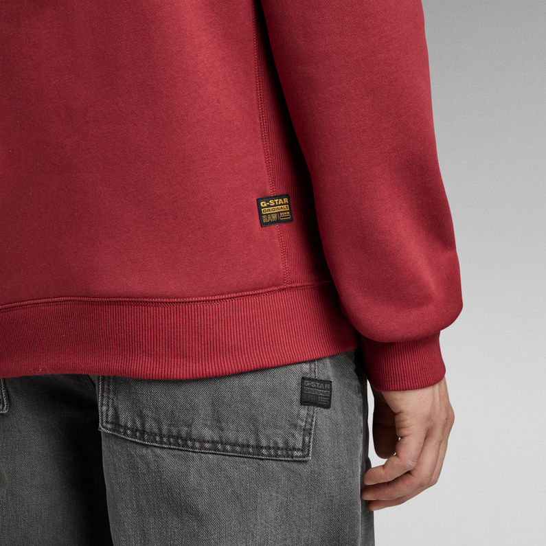 G-Star RAW® Sudadera con capucha Premium Core Rojo