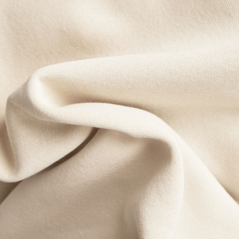 G-STAR® Sweat Premium Core 2.0 Hooded Zip Through Beige