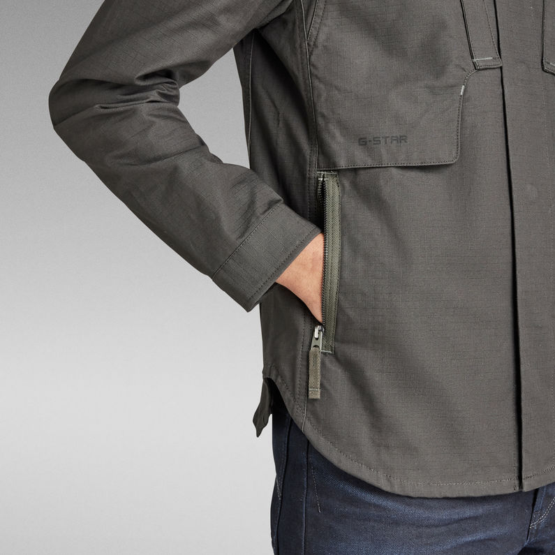 G-Star RAW® Utility Zip Overshirt Grey