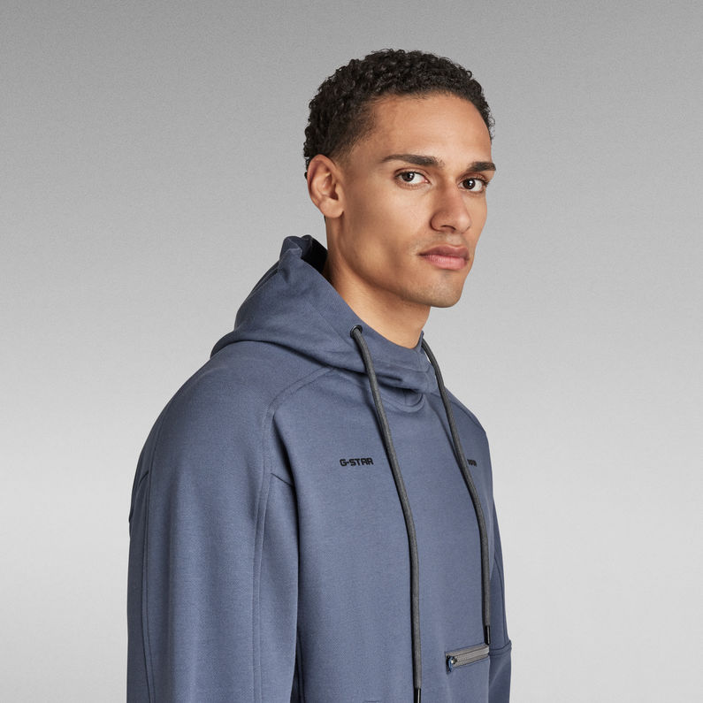 G-STAR® Sudadera con capucha Moto Loose Azul intermedio