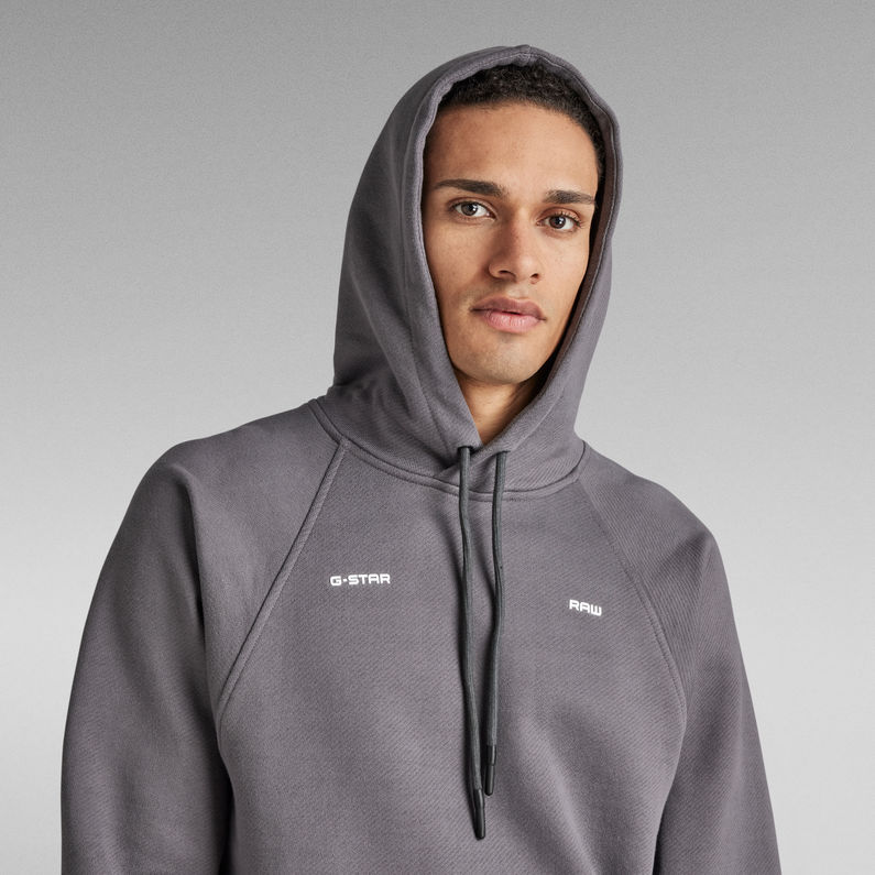 G-STAR® Tape Raglan Loose Hoodie Grau
