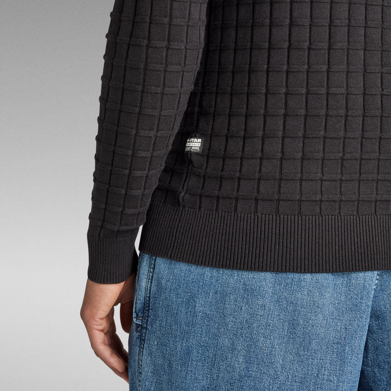 G-STAR® Table Knitted Pullover Schwarz