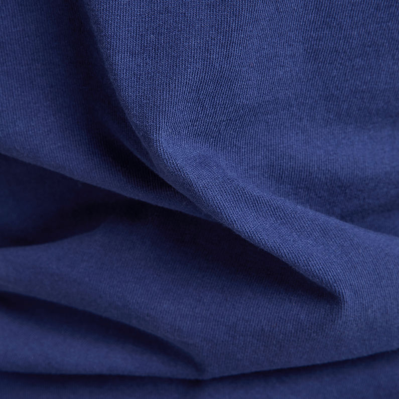 G-Star RAW® T-shirt Felt Applique Bleu foncé