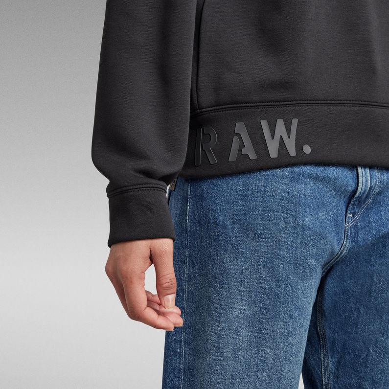 G-STAR® Sweat à capuche Thistle Back Graphic Noir