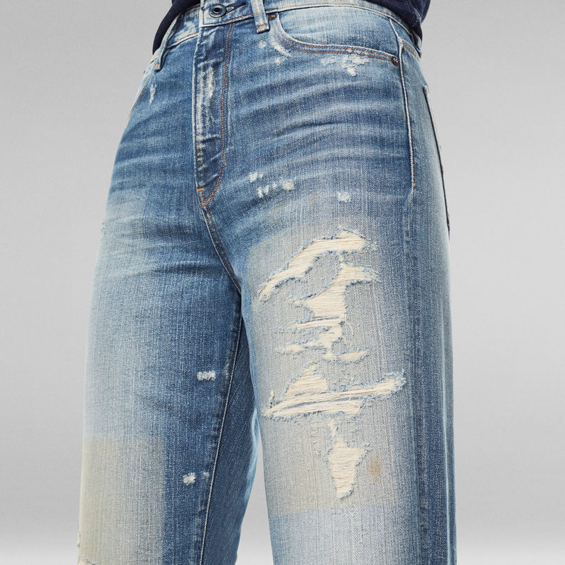 G-Star RAW® Janeh Ultra High Mom Ankle Jeans Lichtblauw