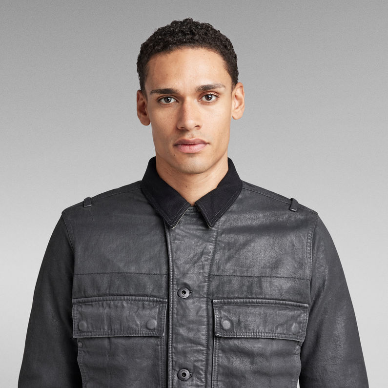 G-STAR® Unisex Utility Flap Pocket Lined Jacket Black