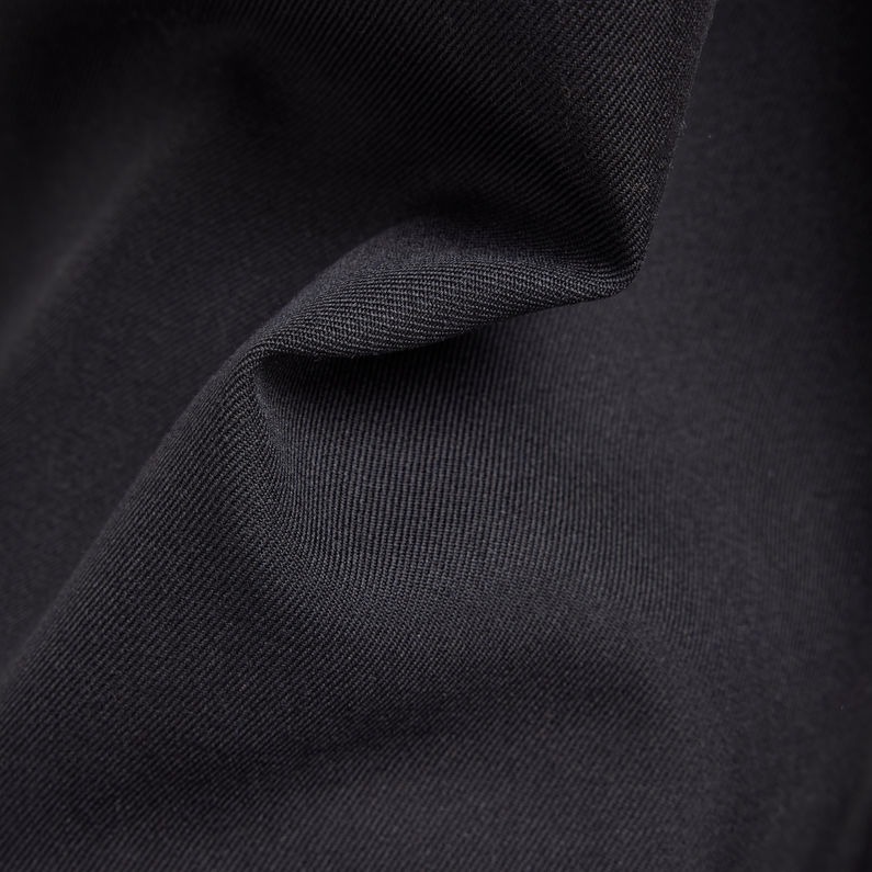 G-STAR® Deck Ultra High Wide Leg Wool Hose Schwarz