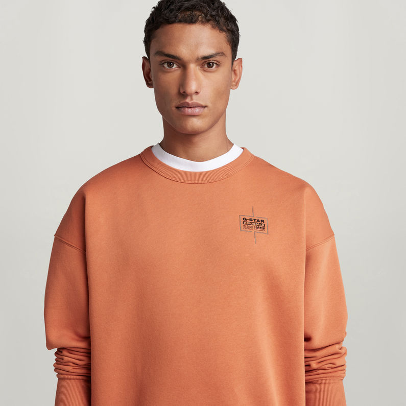 G-Star RAW® Unisex Core Oversized Sweater Brown