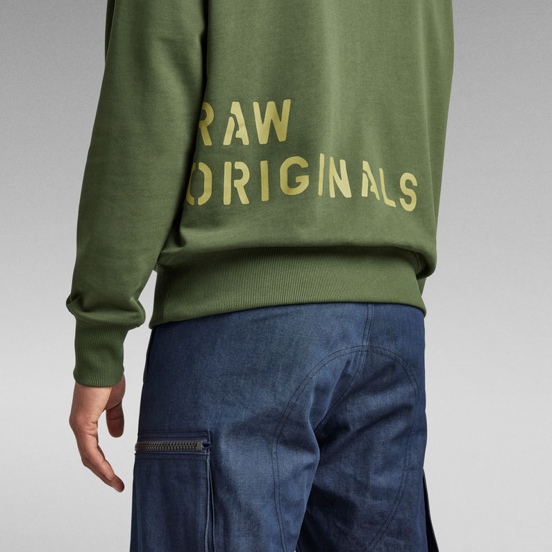 G-Star RAW® Multi Graphic Oversized Sweater グリーン