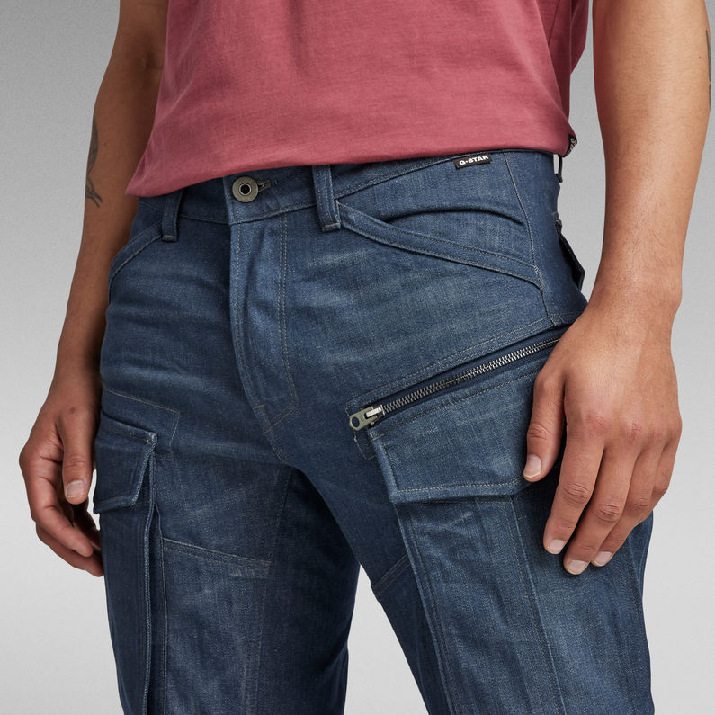 G-STAR® Rovic Zip 3D Regular Tapered Hose Dunkelblau