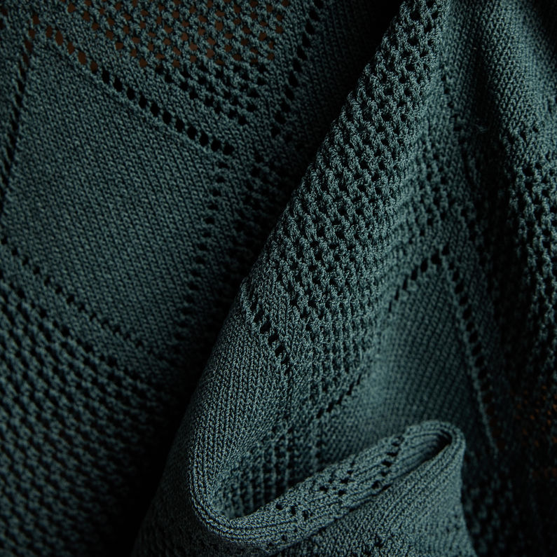G-Star RAW® Pull Pointelle Half Sleeve Knitted Vert