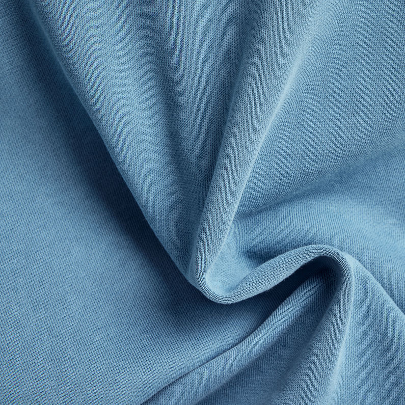 G-Star RAW® Garment Dyed Oversized Hoodie Mittelblau
