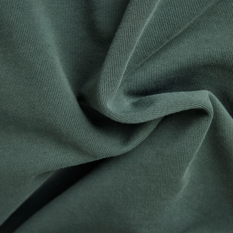 G-Star RAW® Sweat à capuche Garment Dyed Oversized Vert